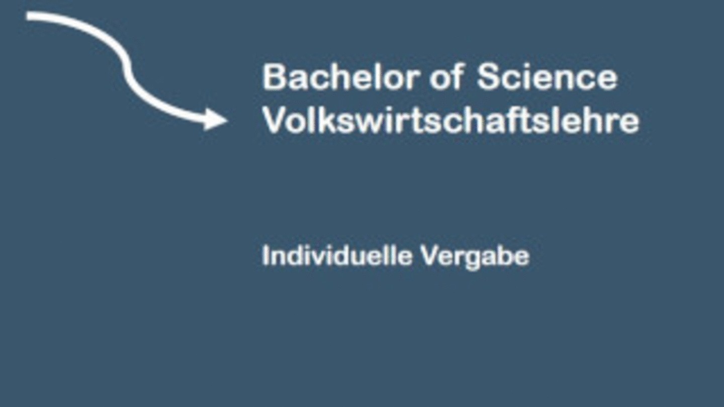 Bachelor VWL | Individuelle Vergabe 